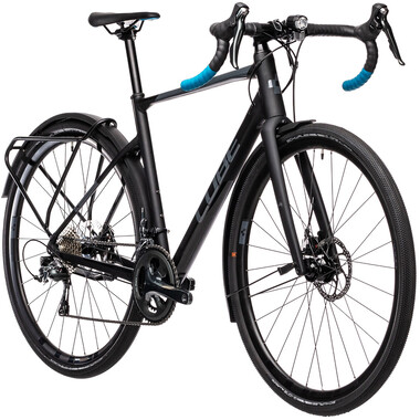 Bicicleta de viaje CUBE NUROAD PRO FE Shimano Tiagra 34/50 Gris/Negro 2021 0